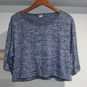 Blue‎ tethered airy top